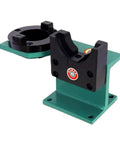 Shop Grade Aluminum Quick Swap Disassembly Handle Compatible With Bt30 Bt40 Bt50 Cnc Mill And Lathe Tool Holders showing a green and black spindle fixture.
