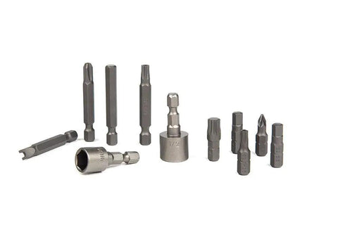 Master Bit Set 208-Piece Kit With Standard And Deep Bits, featuring various S2 steel bits for home auto and shop repairs.