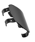 Side view of Mountain Bike Front Number Plate for Downhill and Electric Bike Rides, Pro Grade Lightweight Yet Durable Racing Plate That Boosts Aerodynamics, Fits Most Handlebars, Easy Zip Tie Installation, Built Tough With Polymer.