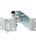 Heavy Duty Garage Door Hinges With Thickened Metal Construction And Double Bearing Pivot Industrial Gate Corner Hinge In Silver For Warehouse And Factory Use Low Maintenance And Durable Door Hardware, single hinge