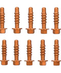 KTM 10 Pack Anodized Aluminum Self Tapping Screws Direct Replacement For KTM 125 150 200 250 EXC XC SXF EXCF XCF 1997 2020 Orange Finish