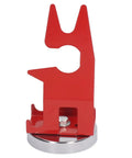 Heavy Duty Welding Holder With Strong Magnetic Base For TIG And MIG Guns, Red Iron Stand, Rust Proof, Stable on Steel Surfaces.