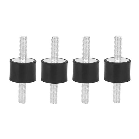 M6 Rubber Anti-Vibration Mount Bobbin Silentblock For Cars Boats And Auto Gear Durable Rubber And Metal Shock Absorber, 4 pack