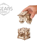 Modular Dice Tower Wood Laser Cut Do It Yourself Self Assembling Kit For Board Games Great For Game Night Easy Roller And Durable Game Accessory That Elevates Any Tabletop Session, wooden dice tower kit in hand