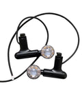 Brilliant Yellow LED Turn Signal Lights For 48V And 60V E Bikes Super Bright Daytime Running Warning Lamps For Serious Safety On Busy Streets, pair with 20cm wire
