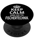 Keep Calm And Go To Ski Town PopSockets Adhesive PopGrip Souvenir For Skiers And Snowboarders On Vacation Gift For Your Whole Ski Crew Great For Travel Souvenir For Ski Clubs And Snow Holidays, black round plastic PopGrip