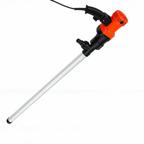 High Speed Electric Oil Transfer Pump With 90Cm Tube Sucks Fuel Kerosene Milk And Water Fast 60 To 75Lpm Portable Submersible Motor For Quick Work On Go With Us Plug Included