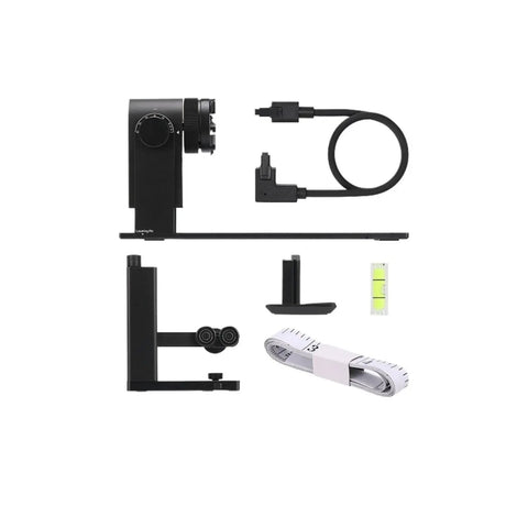 Plug And Play Rotary Shaft Kit for H2D H2C H2S 3D Printers Rotating Axis Accessory to Print Cylinders and Cylindrical Objects Gear Up Rotary Axis Upgrade for H2 Series, black metal parts, cable, spirit level