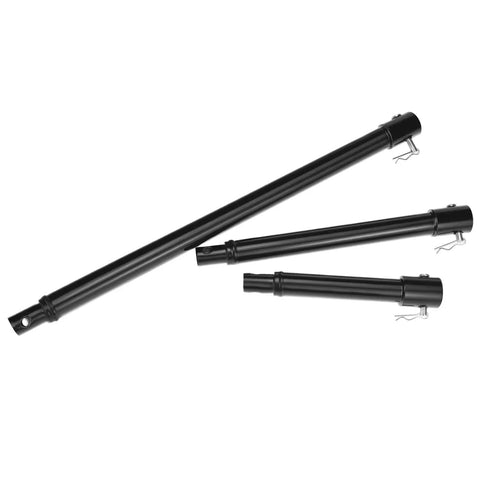 Beefy Auger Extension Drill Bit Set With 8 Inch 12 Inch And 20 Inch Lengths Fits Three Quarters Inch Shaft Heavy Duty Post Hole Digger Replacement