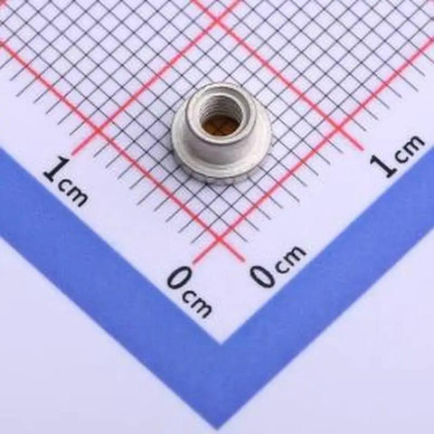 10 Pcs Tin Plated Steel Surface Mount Standoffs For Pcb Circuit Board Hardware M3x2.6mm Smd Round Nut on measurement grid