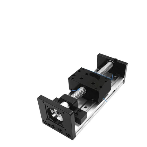 Heavy Duty HGH20 Linear Guide Slide Table With Ball Screw Kit, showcasing smooth rail and adjustment features, handles 250kg.