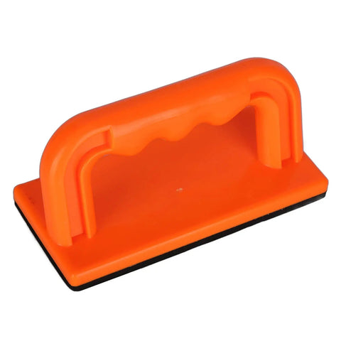 Wood Cutting Push Stick And Safety Push Block For Table Saws 6 Inch By 3 Inch Comfortable Grip in orange plastic