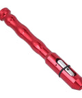 Lightweight Ergonomic Wire Feed Pen For Welding Tasks With Non Slip Grip Handles 0 To 3.2mm gasless arc tool in red anodized finish.