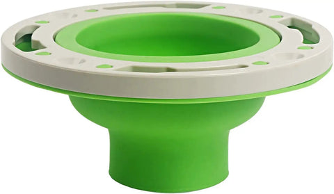 Toilet Flange Repair Kit For 4 Inch Pipes, Closet Flange Replacement with Comprehensive Seal, green flange for easy DIY install