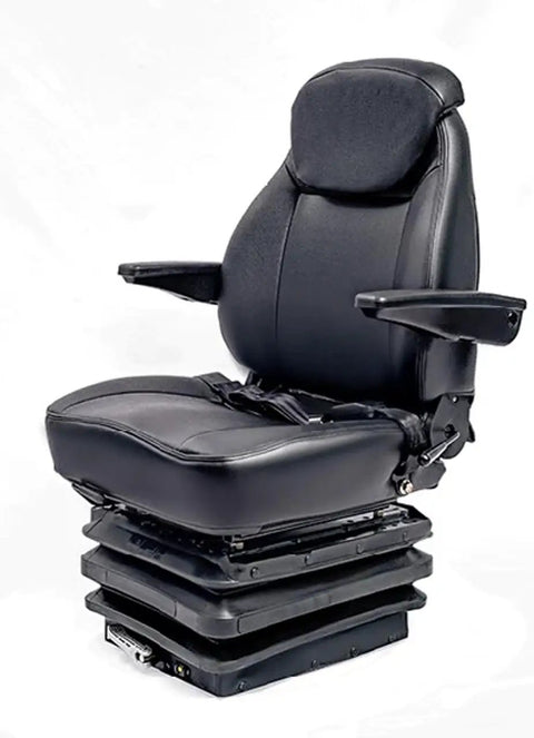 Beefed Up Heavy Duty Tractor Seat With Mechanical Suspension Adjustable Armrests And Three Height Positions Fits Dozers Excavators