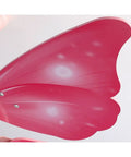 Chill Breeze Whisper Quiet Ceiling Fan With Remote And Built In Light, Compact Shape, close-up view of pink ceiling blade.