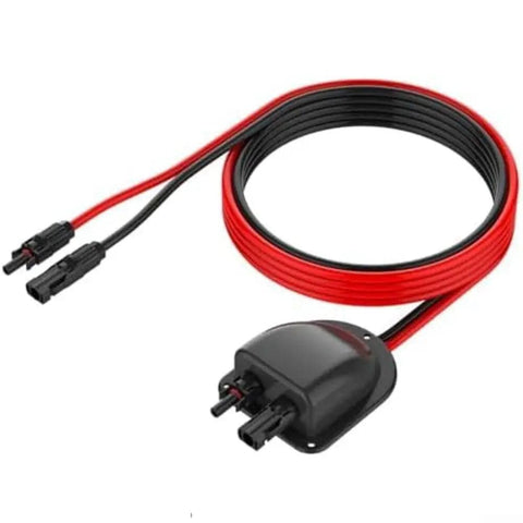 Built Tough Solar Cable Gland Kit 10AWG 2m Extension Cord With Waterproof IP68 ABS Junction Box And Connectors For Marine And Off Grid