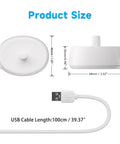 Product dimensions of USB Replacement Charger For Electric Toothbrushes, Compatible With Pro 1000 3000 5000 IO Series 3 4 5 6 3757 Inductive Charging Base