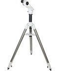 AZ5 Telescope Mount For Beginners With Geared Slow Motion Control And All Metal Tripod Lightweight Setup, white with black accents