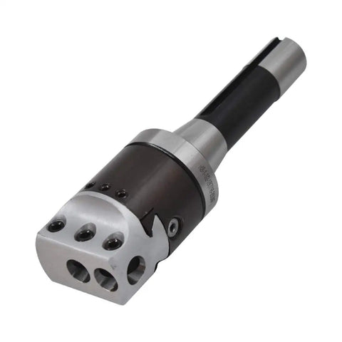 2 Inch Boring Head R8 Shank Set With Nine Carbide Boring Bars One Half Inch For Milling Machines, Pro Grade Precision Tooling