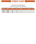 Fitment chart for Rock Solid Heavy Duty Clutch And Dual Mass Flywheel Kit For VW Golf Jetta Passat 2.5 Liter Manual Transmission.
