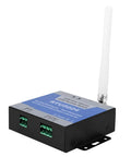 Real Deal 4G GSM Gate Opener With Super Smooth Cell Phone Access Control and Text Commands, compact metal relay switch with antenna.