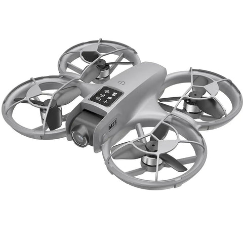 Beginner Friendly Kids Drone With Camera And Remote, Brushless Motor For Smooth Flight, FPV Video, Optical Flow Hover, Gray