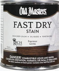 Fast Dry Interior Oil-Based Wood Stain Espresso Pint in a can, showcasing rich deep color for cabinet reface and trim touchups.