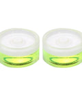 Two pieces of 10 Pack Circular Bubble Spirit Levels Acrylic Round Bubble Level Set for Calibration and Quick Leveling High Precision