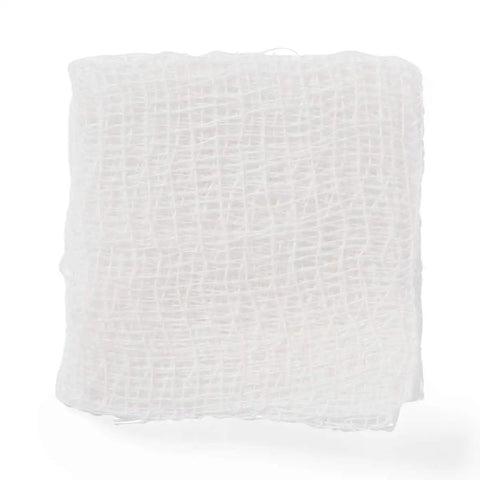 Heavy Duty Sterile Cotton Gauze Pads Bulk 100 Count Top Shelf Wound Dressings, white 8ply medical gauze pad for first aid.