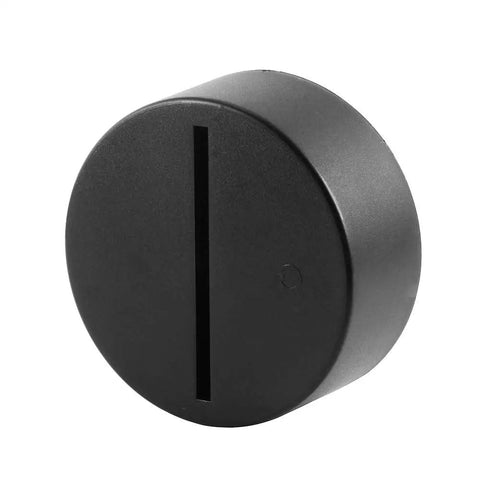 Black base of 20 Pack 3D Night LED Light Lamp Bases With Remote And USB Cable, Lit Colorful Decor Lights In 7 Colors And 4 Modes.