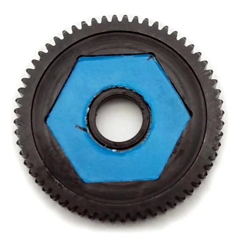 Hard Steel Spur Gear With Slipper Pads 60T 0.5M For 1/18 Scale RC Vehicles Mini T 2.0 Mini B Upgrade Compatible With LOS212016