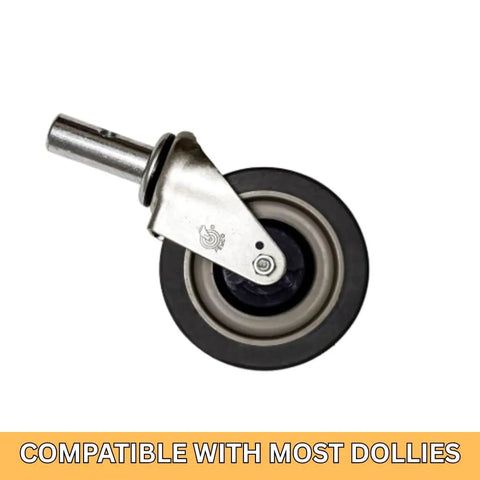Beefy 5 Inch Swivel Caster Wheel With Thermoplastic Rubber quiet smooth industrial wheel for handtrucks office chairs
