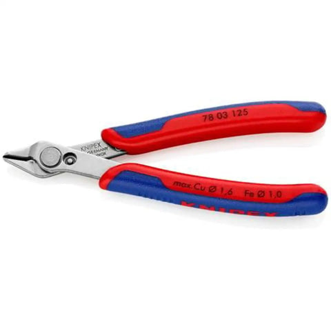 Electronics Flush Cutters 5 Inch Ultra Sharp Precision Pliers With Ground Edges for Clean Flush Cuts in Electronics and Fine Mechanics