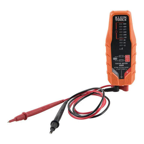 ET60 Voltage Tester For AC And DC Voltage No Batteries Needed Wide 12 To 600 Volt Range Quick Checks with test leads