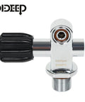 Universal Yoke And DIN Valve Adapter For 3500 PSI Scuba Tanks, G3/4 14NPSM high pressure brass converter, precision machined