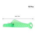 10 Pack Fish Mouth Needle Threaders For Sewing Machines Hordion Self Threading Quick Loop Tool, green, 1.18 inch size