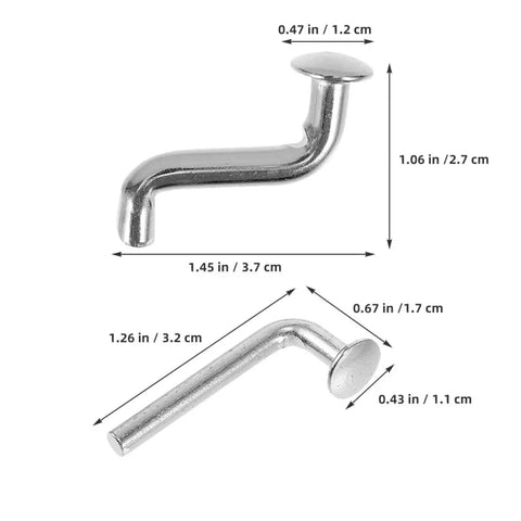 50 Piece Heavy Duty Safety Drop Pins For Pallet Rack Shelving With No Sweat Setup Metal Beam Clips And Tough Warehouse Storage Braces That Keep Industrial Racks Locked Down Tight Always
