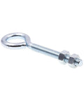 Eye Bolts With Nuts 5/16-18 X 4 Inch Zinc Plated Steel 20 Pack Heavy Duty Hardware For Posts And Decks Includes Two Hex Nuts And Closed Loop Eye Fasteners For Outdoor Rigging