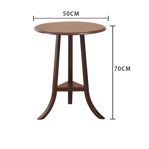 Smooth Industrial TV Table With Open Storage Shelves, Solid Pine Legs And Rounded Corners, Quick Setup For Living Room Or Home Office, Retro Brown Finish Brings Serious Chill Vibes - round table 50cm x 70cm.