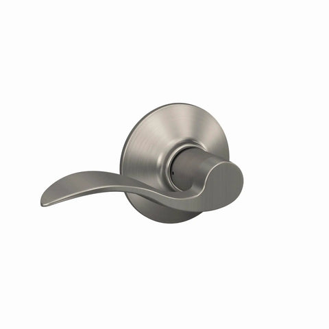 Accent Interior Door Lever For Hall And Closet Passage Non Locking Function Satin Nickel Finish Easy Install