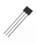 Ten Pcs A3144 Hall Effect Sensor Magnetic Detector Three Pin Switch with three metal pins for automotive applications.