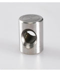 Furniture Barrel Nuts 10 Pack Set With Thumb Screws Cross Dowel Slotted Horizontal Hole Nut M4 M5 M6 close-up