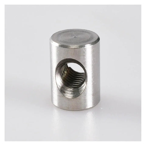 Furniture Barrel Nuts 10 Pack Set With Thumb Screws Cross Dowel Slotted Horizontal Hole Nut M4 M5 M6 close-up