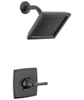Geist 14 Series Matte Black Shower Faucet Set With Shower Head And Handle, Valve Trim Kit Included, Valve Included, Dope Corrosion-Resistant Finish, Easy Install Bath Upgrade For Any Master Or Guest Bathroom, 142864 BL
