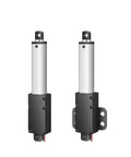 Compact 6V 12V 24V Linear Actuator With 33 Lbs Max Force 150N Push 10mm Stroke At 4mm Per Second IP60 Built Tough For Home Automation And DIY Projects, black housing