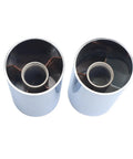 Top view of 20 Pack Chrome ABS Screw On Lug Nut Covers 33mm Fit 4 Inch Height Cylindrical Design for Semi Trucks Durable Chrome Plated