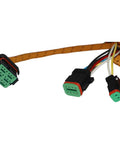 Hot Deal On EXKATCC 323-9140 Wiring Harness Assembly For Caterpillar CAT Tracked Logging Machines showing connectors and wiring layout.