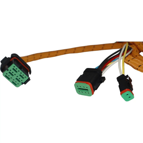 Hot Deal On EXKATCC 323-9140 Wiring Harness Assembly For Caterpillar CAT Tracked Logging Machines showing connectors and wiring layout.