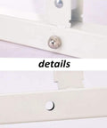 Close-up of Foldable Bed Rail For Elderly And Adults, No-Fuss Assembly Safety Guard For Beds, lightweight aluminum joint detail